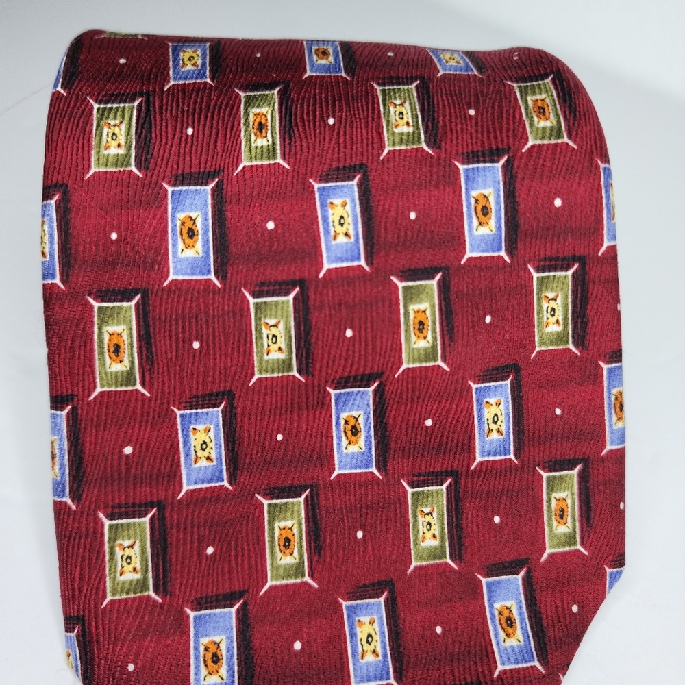 Robert Talbott Studio Red Silk Tie. - image 8